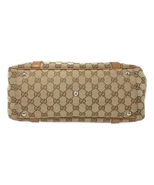 GUCCI（グッチ）GUCCI (グッチ) GGツインズショルダーバッグ ブラウンの古着・服飾アイテム