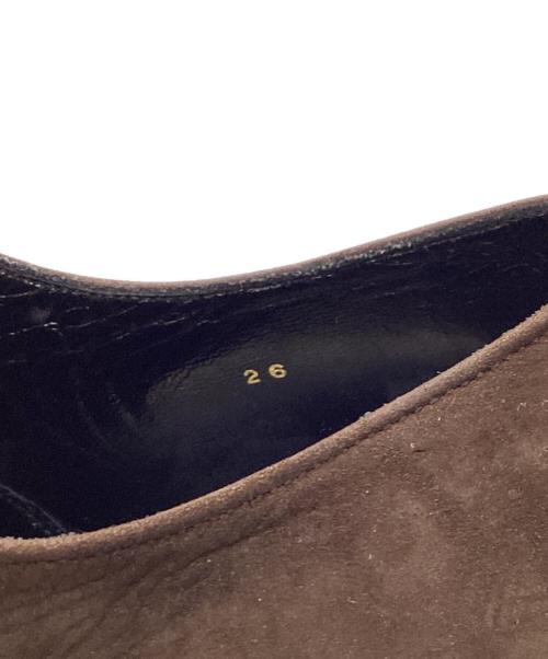 COMME des GARCONS HOMME PLUS（コムデギャルソンオムプリュス）COMME des GARCONS HOMME PLUS (コムデギャルソンオムプリュス) スウェードシューズ ブラウン サイズ:26の古着・服飾アイテム