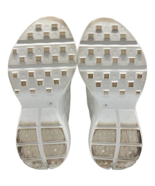 GUCCI（グッチ）GUCCI (グッチ) GG Rhyton Sneaker ライトン ダッドスニーカー ホワイト サイズ:38の古着・服飾アイテム