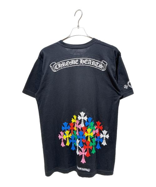 CHROME HEARTS（クロムハーツ）CHROME HEARTS (クロムハーツ) セメタリークロスバックプリントTシャツ ブラック サイズ:Lの古着・服飾アイテム