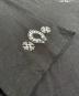 中古・古着 CHROME HEARTS (クロムハーツ) セメタリークロスバックプリントTシャツ ブラック サイズ:L：75000円