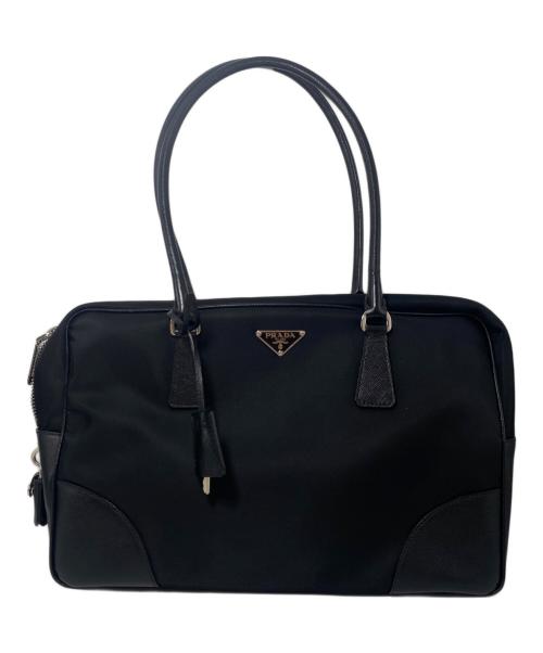 PRADA（プラダ）PRADA (プラダ) ミニボストンバッグ ブラックの古着・服飾アイテム