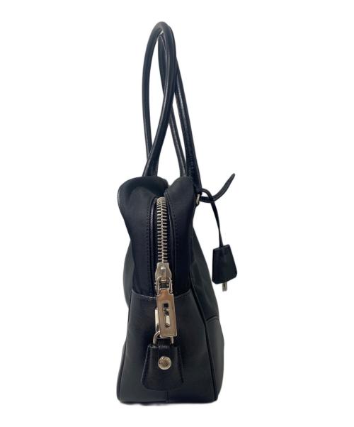 PRADA（プラダ）PRADA (プラダ) ミニボストンバッグ ブラックの古着・服飾アイテム