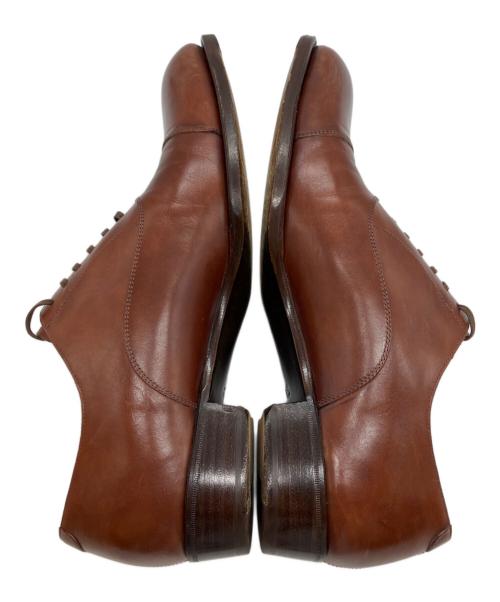 SHETLAND FOX（シェットランドフォックス）SHETLAND FOX (シェットランドフォックス) ストレートチップシューズ ブラウン サイズ:24.5の古着・服飾アイテム