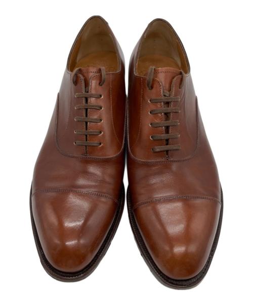 SHETLAND FOX（シェットランドフォックス）SHETLAND FOX (シェットランドフォックス) ストレートチップシューズ ブラウン サイズ:24.5の古着・服飾アイテム