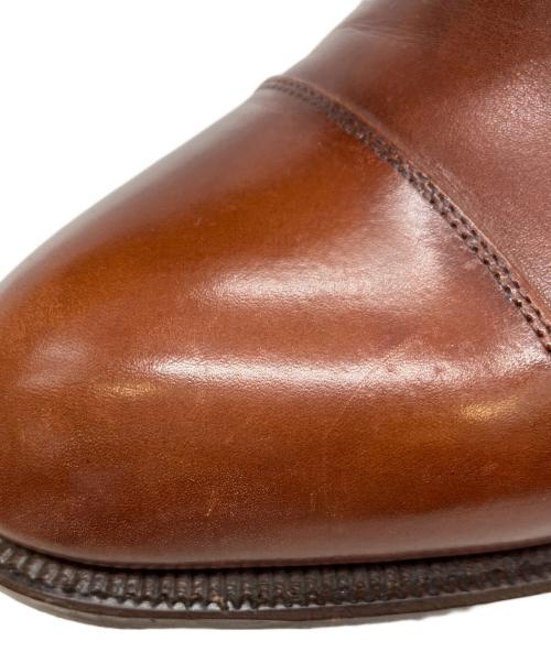 SHETLAND FOX（シェットランドフォックス）SHETLAND FOX (シェットランドフォックス) ストレートチップシューズ ブラウン サイズ:24.5の古着・服飾アイテム