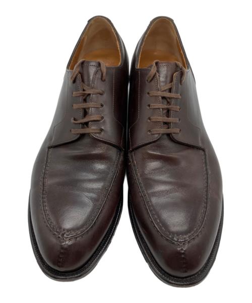 SHETLAND FOX（シェットランドフォックス）SHETLAND FOX (シェットランドフォックス) Uチップシューズ ダークブラウン サイズ:24.5の古着・服飾アイテム