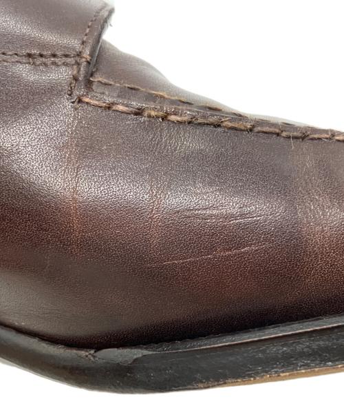 SHETLAND FOX（シェットランドフォックス）SHETLAND FOX (シェットランドフォックス) Uチップシューズ ダークブラウン サイズ:24.5の古着・服飾アイテム
