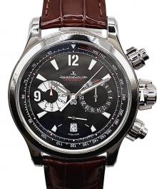 JAEGER LE COULTRE（ジャガールクルト）の古着「マスターコンプレッサー クロノグラフ」｜黒文字盤