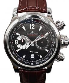 JAEGER LE COULTREジャガールクルト）の古着「Master Compressor Chronograph マスター コンプレッサー クロノグラフ Ref.Q1758470 42mm 黒文字盤」｜黒文字盤