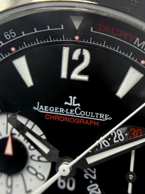 JAEGER LE COULTRE（ジャガールクルト）JAEGER LE COULTRE (ジャガールクルト) マスターコンプレッサー クロノグラフ 黒文字盤 サイズ:42mmの古着・服飾アイテム