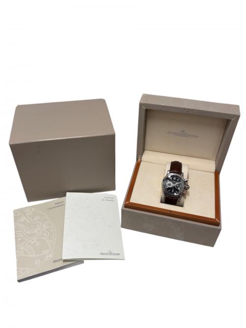 JAEGER LE COULTRE（ジャガールクルト）JAEGER LE COULTRE (ジャガールクルト) マスターコンプレッサー クロノグラフ 黒文字盤 サイズ:42mmの古着・服飾アイテム