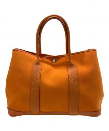 HERMES（エルメス）の古着「ガーデンパーティPM/オレンジ/ネゴンダ/□Q刻印:2013年製」｜オレンジ