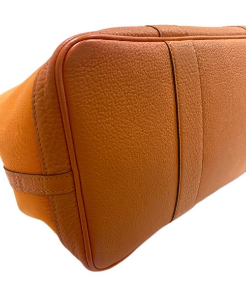 HERMES（エルメス）HERMES (エルメス) ガーデンパーティPM/オレンジ/ネゴンダ/□Q刻印:2013年製 オレンジ サイズ:PMの古着・服飾アイテム