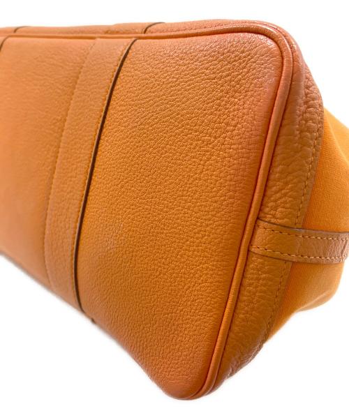HERMES（エルメス）HERMES (エルメス) ガーデンパーティPM/オレンジ/ネゴンダ/□Q刻印:2013年製 オレンジ サイズ:PMの古着・服飾アイテム
