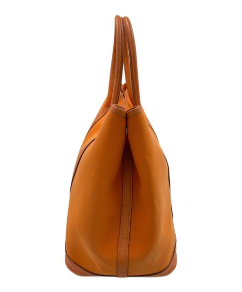 HERMES（エルメス）HERMES (エルメス) ガーデンパーティPM/オレンジ/ネゴンダ/□Q刻印:2013年製 オレンジ サイズ:PMの古着・服飾アイテム