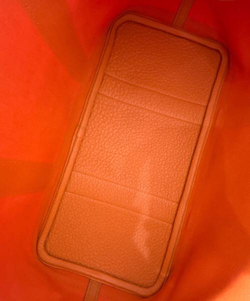 HERMES（エルメス）HERMES (エルメス) ガーデンパーティPM/オレンジ/ネゴンダ/□Q刻印:2013年製 オレンジ サイズ:PMの古着・服飾アイテム