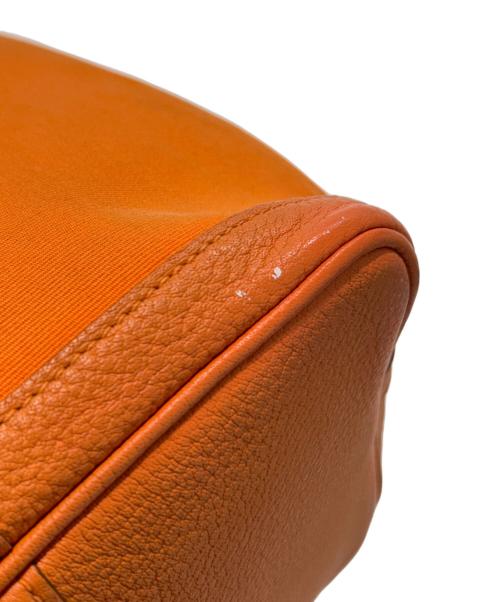 HERMES（エルメス）HERMES (エルメス) ガーデンパーティPM/オレンジ/ネゴンダ/□Q刻印:2013年製 オレンジ サイズ:PMの古着・服飾アイテム