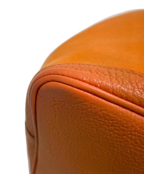 HERMES（エルメス）HERMES (エルメス) ガーデンパーティPM/オレンジ/ネゴンダ/□Q刻印:2013年製 オレンジ サイズ:PMの古着・服飾アイテム