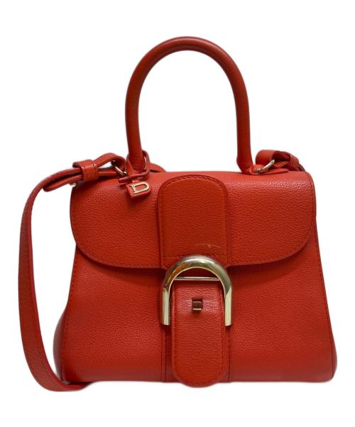 DELVAUX（デルヴォー）DELVAUX (デルヴォー) ブリヨンミニ レッド サイズ:ミニの古着・服飾アイテム