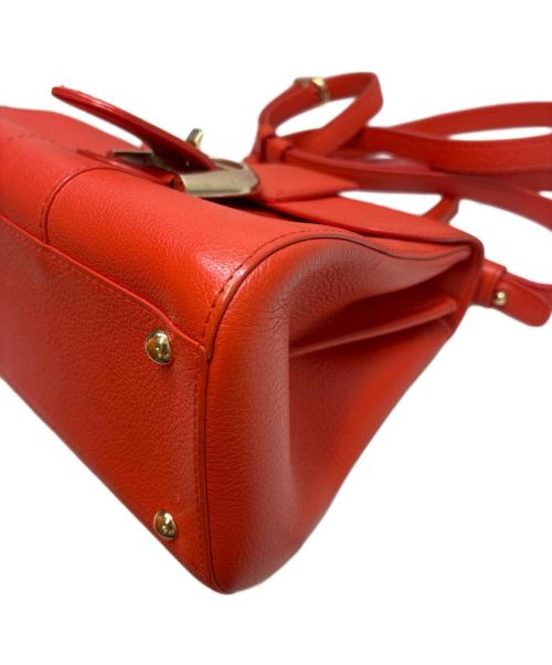 DELVAUX（デルヴォー）DELVAUX (デルヴォー) ブリヨンミニ レッド サイズ:ミニの古着・服飾アイテム