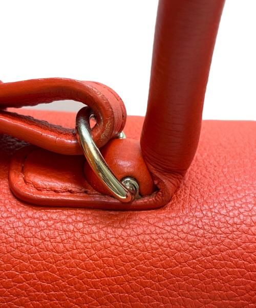 DELVAUX（デルヴォー）DELVAUX (デルヴォー) ブリヨンミニ レッド サイズ:ミニの古着・服飾アイテム