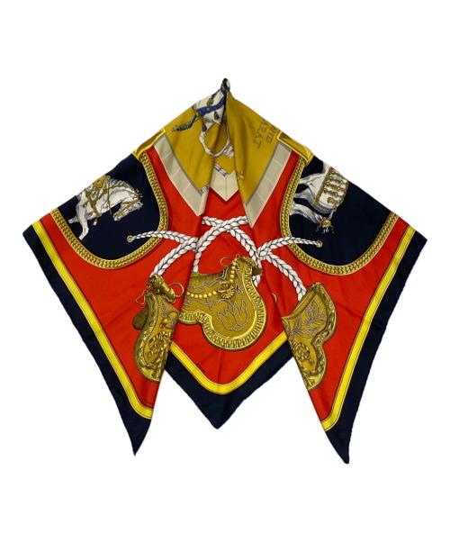 HERMES（エルメス）HERMES (エルメス) カレ90 ブラック サイズ:90の古着・服飾アイテム
