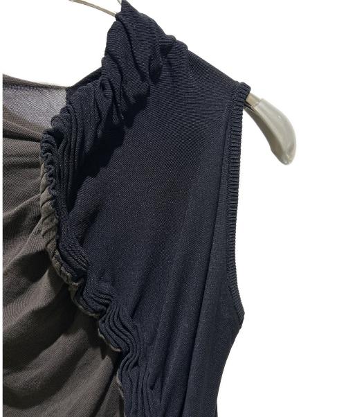 ISSEY MIYAKE（イッセイミヤケ）ISSEY MIYAKE (イッセイミヤケ) シュリンクチュニック ブラウン サイズ:2の古着・服飾アイテム