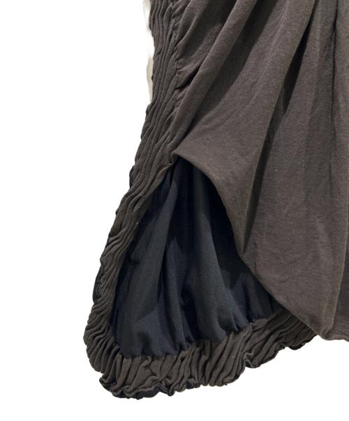 ISSEY MIYAKE（イッセイミヤケ）ISSEY MIYAKE (イッセイミヤケ) シュリンクチュニック ブラウン サイズ:2の古着・服飾アイテム