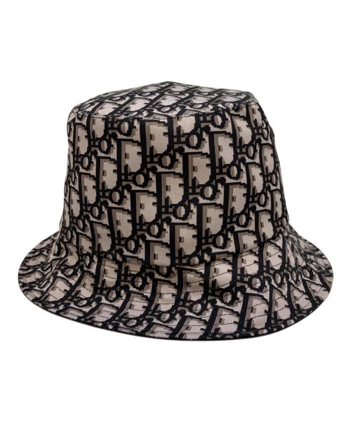 Christian Dior（クリスチャン ディオール）Christian Dior (クリスチャン ディオール) リバーシブルボブハット/Teddy-D ボブハット ブラック サイズ:57の古着・服飾アイテム