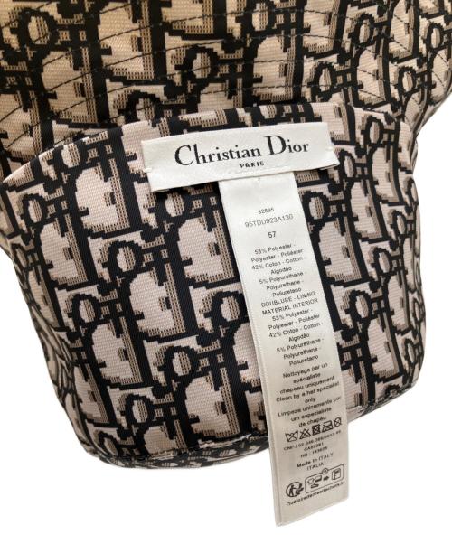 Christian Dior（クリスチャン ディオール）Christian Dior (クリスチャン ディオール) リバーシブルボブハット/Teddy-D ボブハット ブラック サイズ:57の古着・服飾アイテム