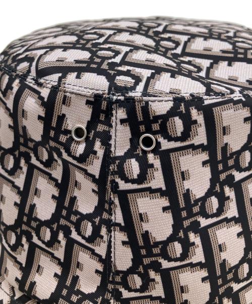 Christian Dior（クリスチャン ディオール）Christian Dior (クリスチャン ディオール) リバーシブルボブハット/Teddy-D ボブハット ブラック サイズ:57の古着・服飾アイテム