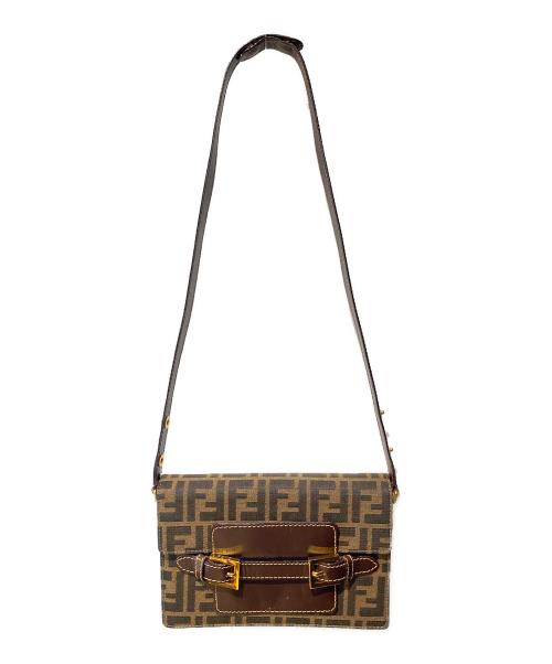 FENDI（フェンディ）FENDI (フェンディ) ミニショルダーバッグ ブラウンの古着・服飾アイテム
