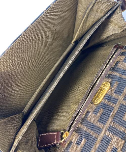 FENDI（フェンディ）FENDI (フェンディ) ミニショルダーバッグ ブラウンの古着・服飾アイテム