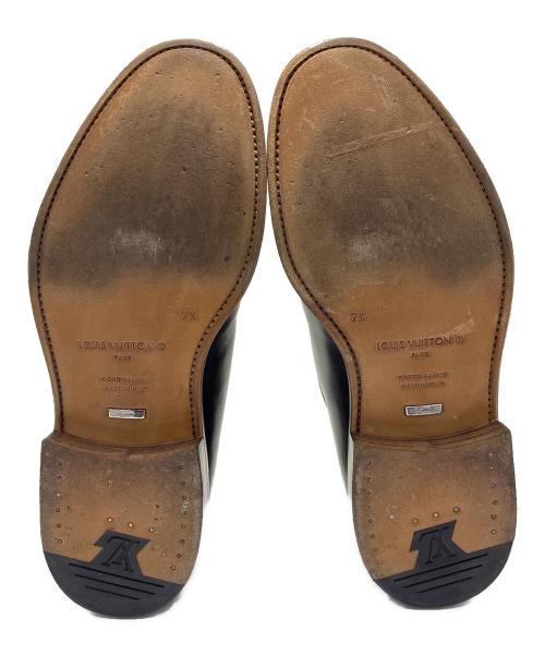 LOUIS VUITTON（ルイ ヴィトン）LOUIS VUITTON (ルイ ヴィトン) プレーントゥシューズ ブラック サイズ:7.5の古着・服飾アイテム