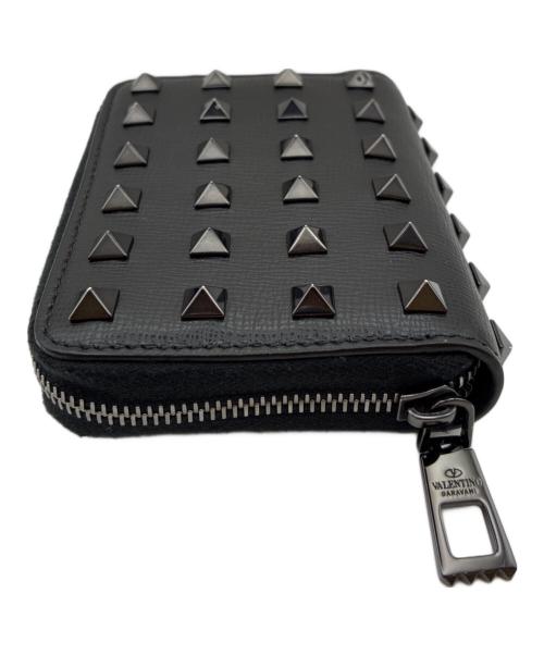 VALENTINO（ヴァレンティノ）VALENTINO (ヴァレンティノ) ショルダーストラップ付コインケース ブラック サイズ:-の古着・服飾アイテム