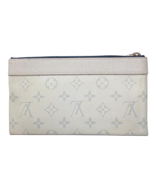 LOUIS VUITTON（ルイ ヴィトン）LOUIS VUITTON (ルイ ヴィトン) タイガラマ ポシェットディスカバリーPM ライトグレー サイズ:PMの古着・服飾アイテム