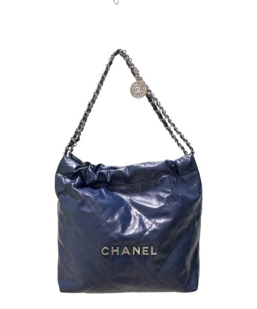 CHANEL（シャネル）CHANEL (シャネル) シャネル22/ネイビー/チェーンショルダーバッグ ネイビー サイズ:スモールの古着・服飾アイテム