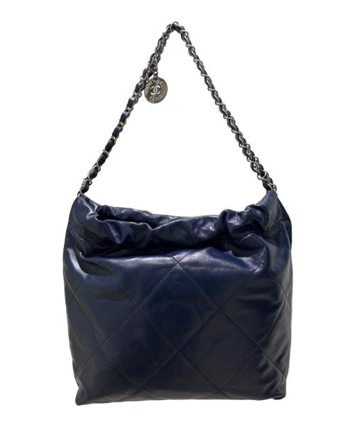 CHANEL（シャネル）CHANEL (シャネル) シャネル22/ネイビー/チェーンショルダーバッグ ネイビー サイズ:スモールの古着・服飾アイテム