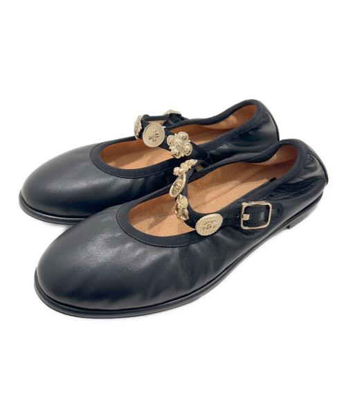 CHANEL（シャネル）CHANEL (シャネル) バレエシューズ/メリージェーン  ブラック サイズ:37の古着・服飾アイテム