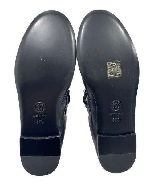 CHANEL（シャネル）CHANEL (シャネル) バレエシューズ/メリージェーン  ブラック サイズ:37の古着・服飾アイテム