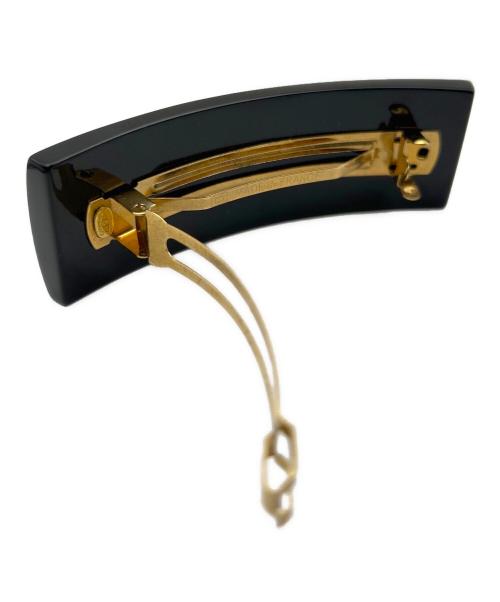 CHANEL（シャネル）CHANEL (シャネル) カメリアココマークバレッタ ブラックの古着・服飾アイテム