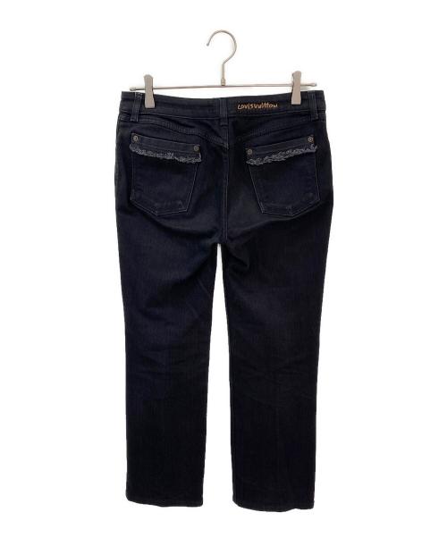 LOUIS VUITTON（ルイ ヴィトン）LOUIS VUITTON (ルイ ヴィトン) デニムパンツ ブラック サイズ:40の古着・服飾アイテム