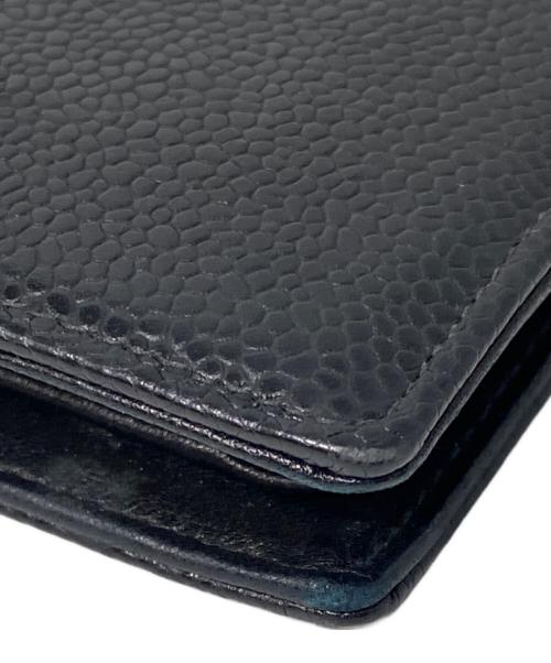 CHANEL（シャネル）CHANEL (シャネル) ココマーク長財布 ブラックの古着・服飾アイテム