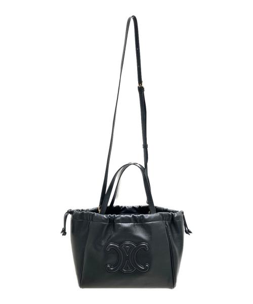 CELINE（セリーヌ）CELINE (セリーヌ) スモールカバドローストリングス ブラックの古着・服飾アイテム
