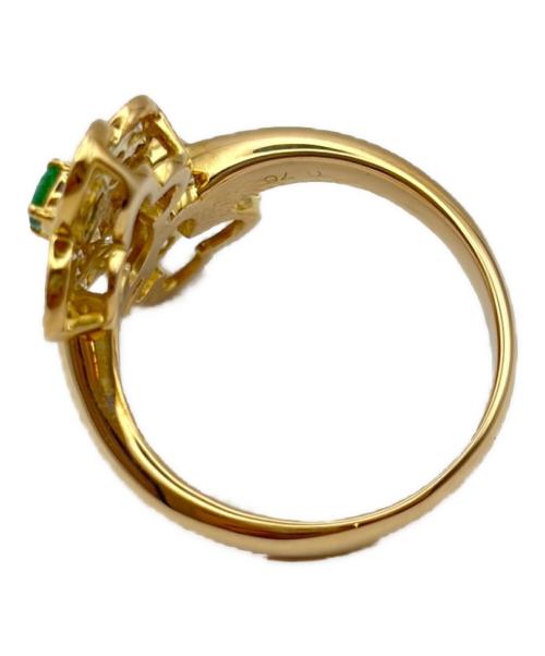 Ponte Vecchio（ポンテヴェキオ）Ponte Vecchio (ポンテヴェキオ) Ruby Emerald Diamond Ring ルビーエメラルドダイヤリング サイズ:14号の古着・服飾アイテム