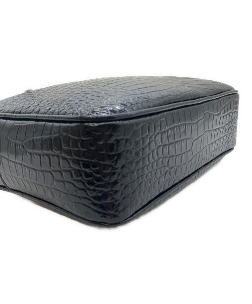 Saint Laurent Paris（サンローランパリ）Saint Laurent Paris (サンローランパリ) カサンドラ クロコ型押しカメラショルダーバッグ ブラックの古着・服飾アイテム
