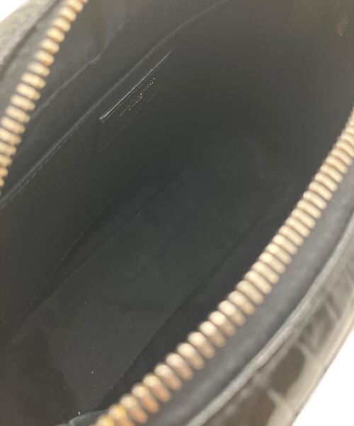 Saint Laurent Paris（サンローランパリ）Saint Laurent Paris (サンローランパリ) カサンドラ クロコ型押しカメラショルダーバッグ ブラックの古着・服飾アイテム
