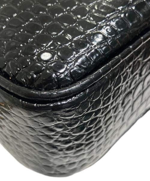 Saint Laurent Paris（サンローランパリ）Saint Laurent Paris (サンローランパリ) カサンドラ クロコ型押しカメラショルダーバッグ ブラックの古着・服飾アイテム