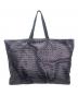 BOTTEGA VENETA (ボッテガベネタ) 転写イントレチャートナイロントートバッグ ブラック：35000円